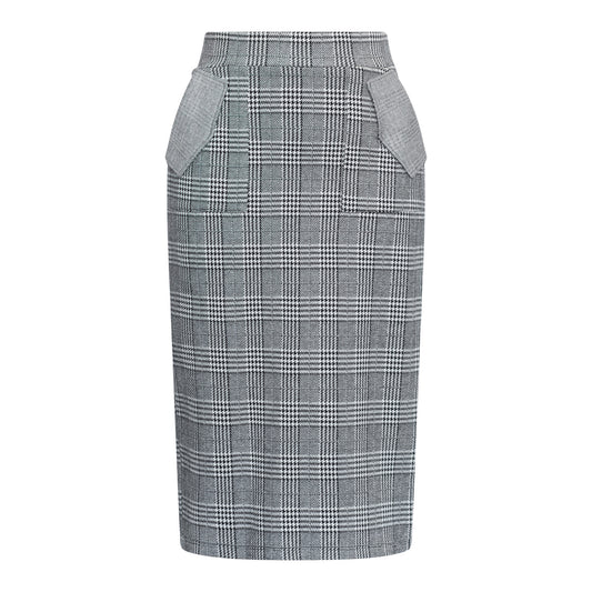 THE LONDON PENCIL SKIRT (Navy)