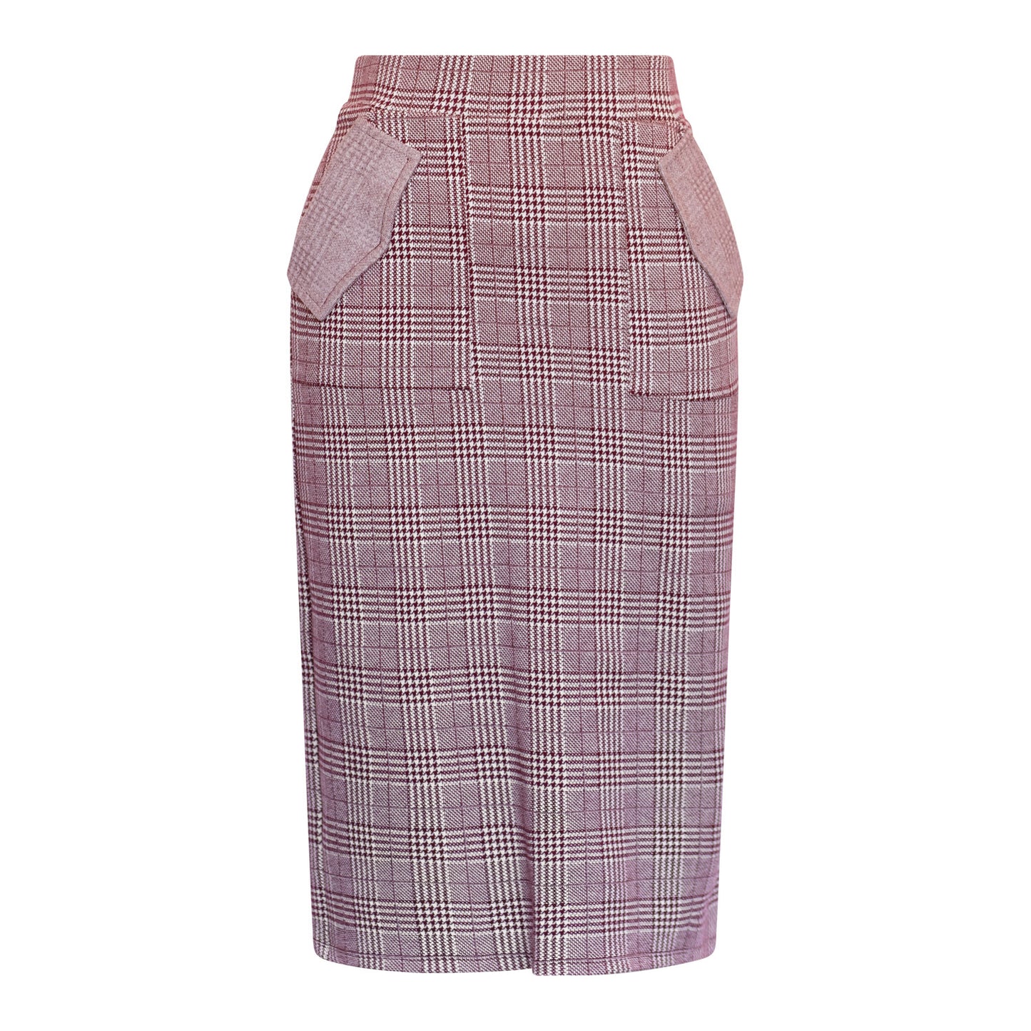 THE LONDON PENCIL SKIRT (Burgundy)