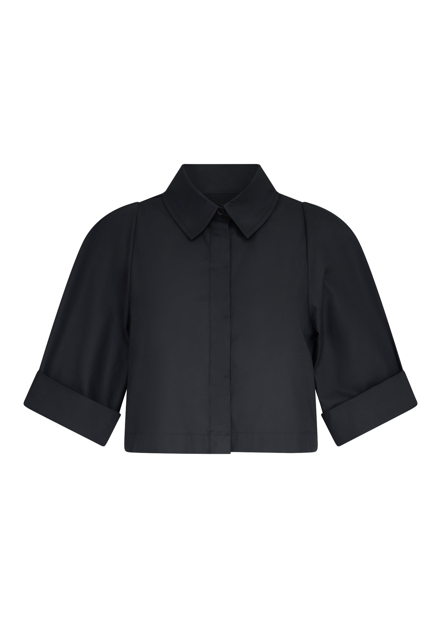 CJ CROPPED SHIRT (Black)