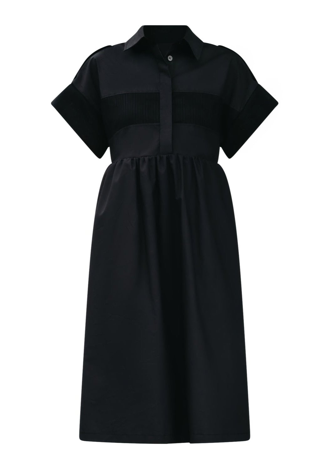 MIRA SHIRT DRESS (Black)