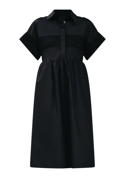 MIRA SHIRT DRESS (Black)